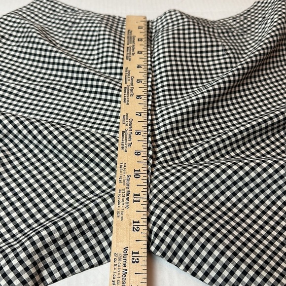 Ann Taylor Loft checkered capris with side zipper - Picture 3 of 7